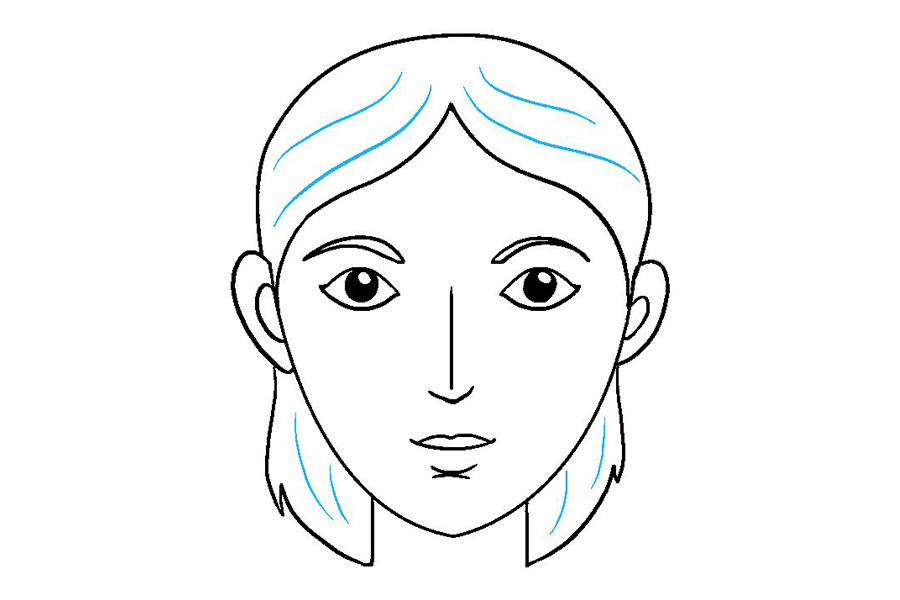 如何画一张女孩的脸-图9