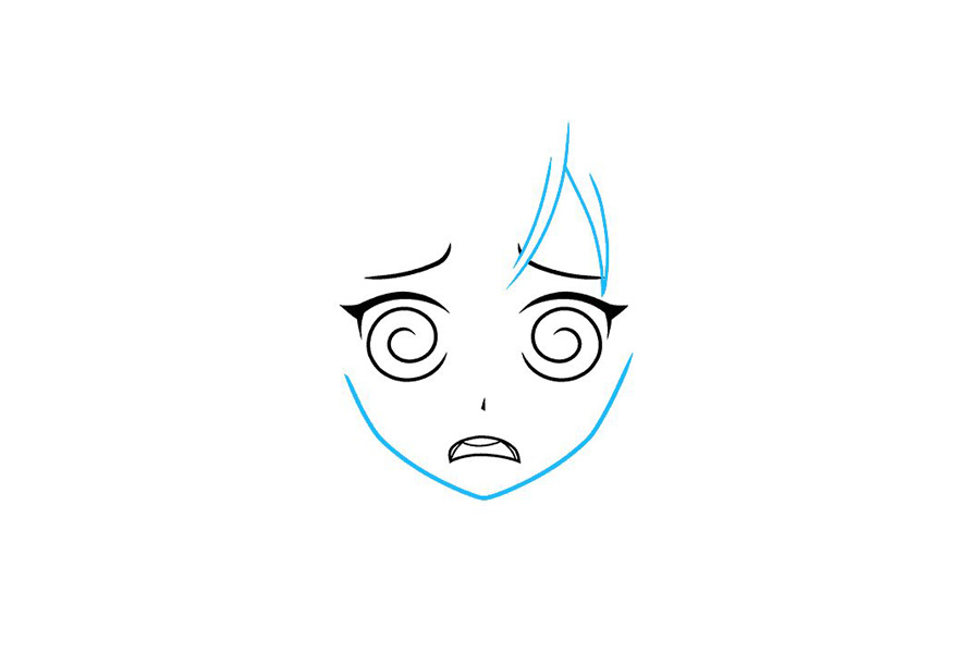 如何画一张迷茫的动漫脸-图3