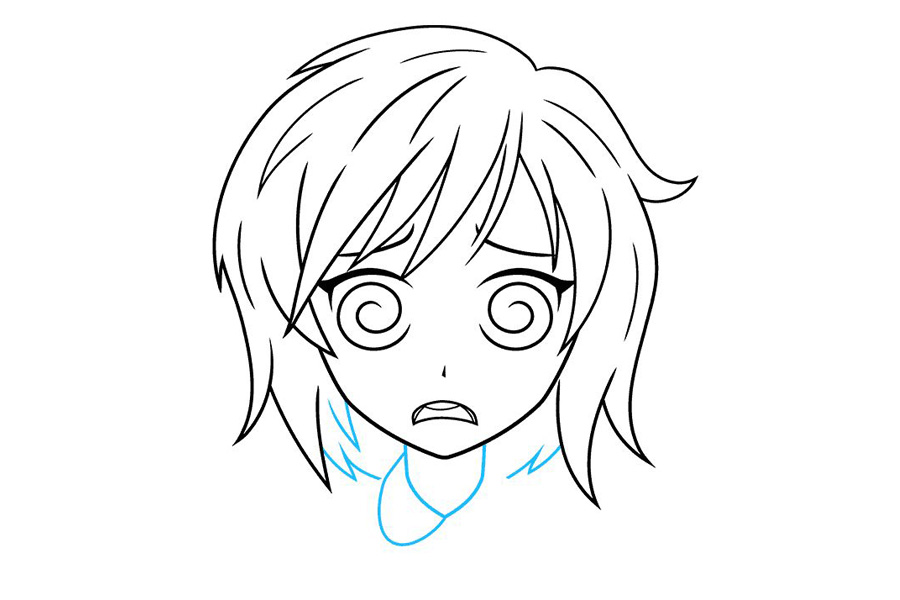 如何画一张迷茫的动漫脸-图8