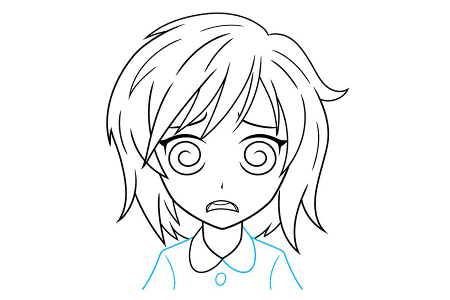 如何画一张迷茫的动漫脸-图9