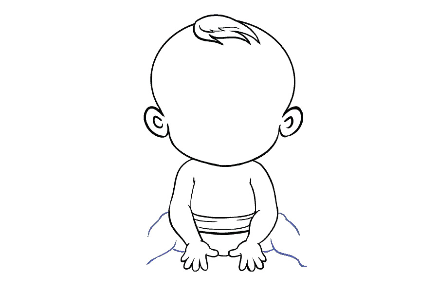 如何画婴儿-图16