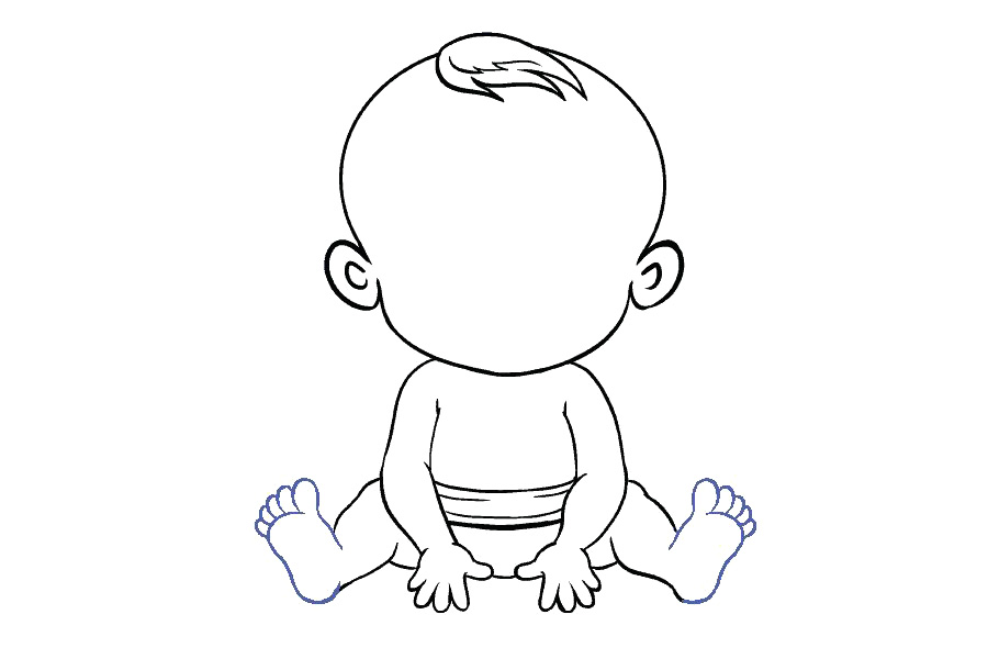 如何画婴儿-图17