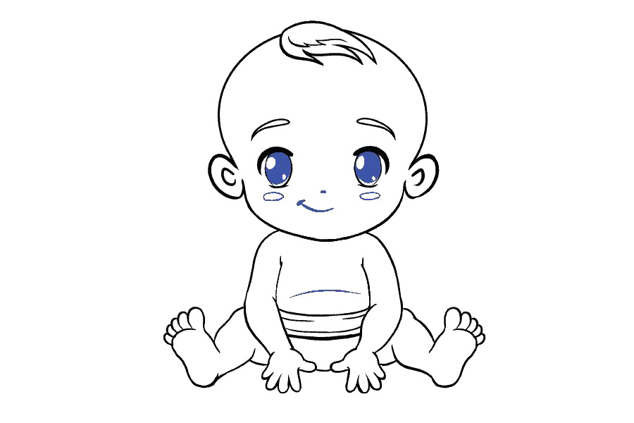 如何画婴儿-图19