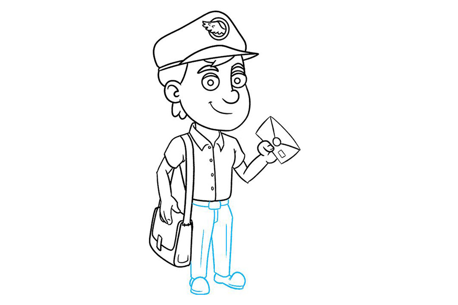 如何画邮递员-图9