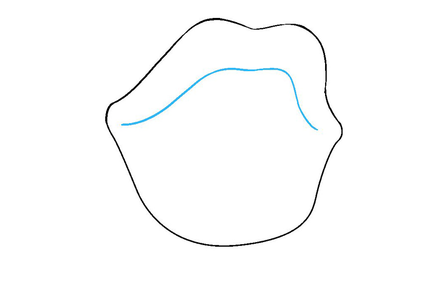 如何画嘴巴和舌头-图3