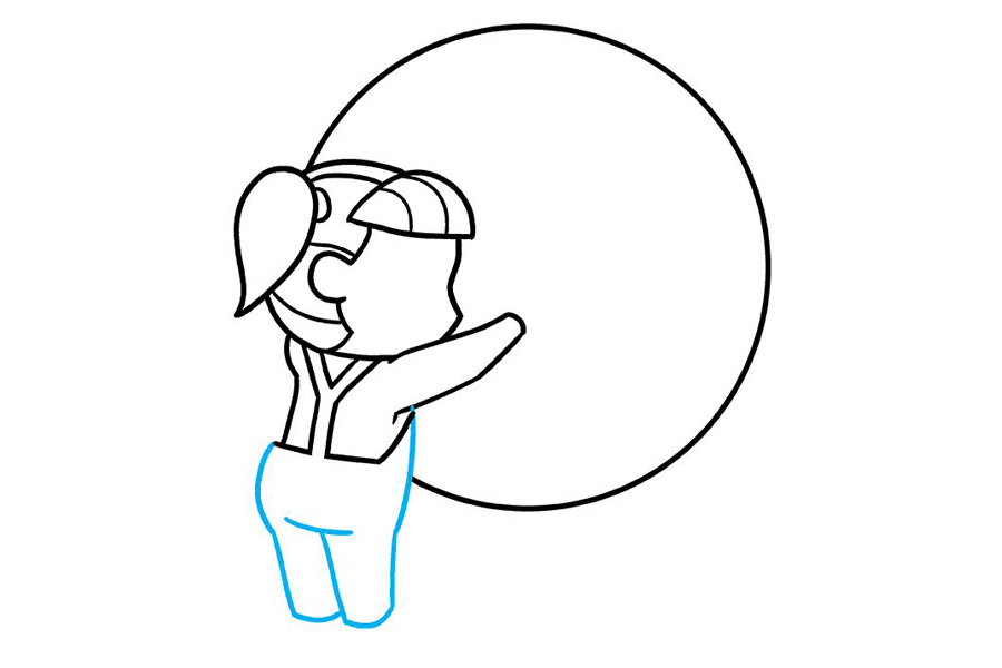 如何画世界地球日简笔画-图5