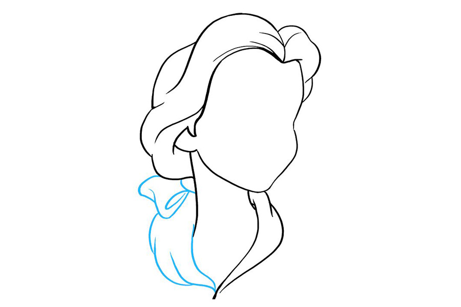 美女和野兽 贝儿怎么画-图4