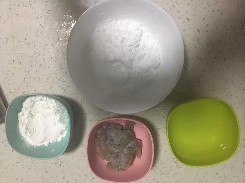 第1步：称量好材料备用。