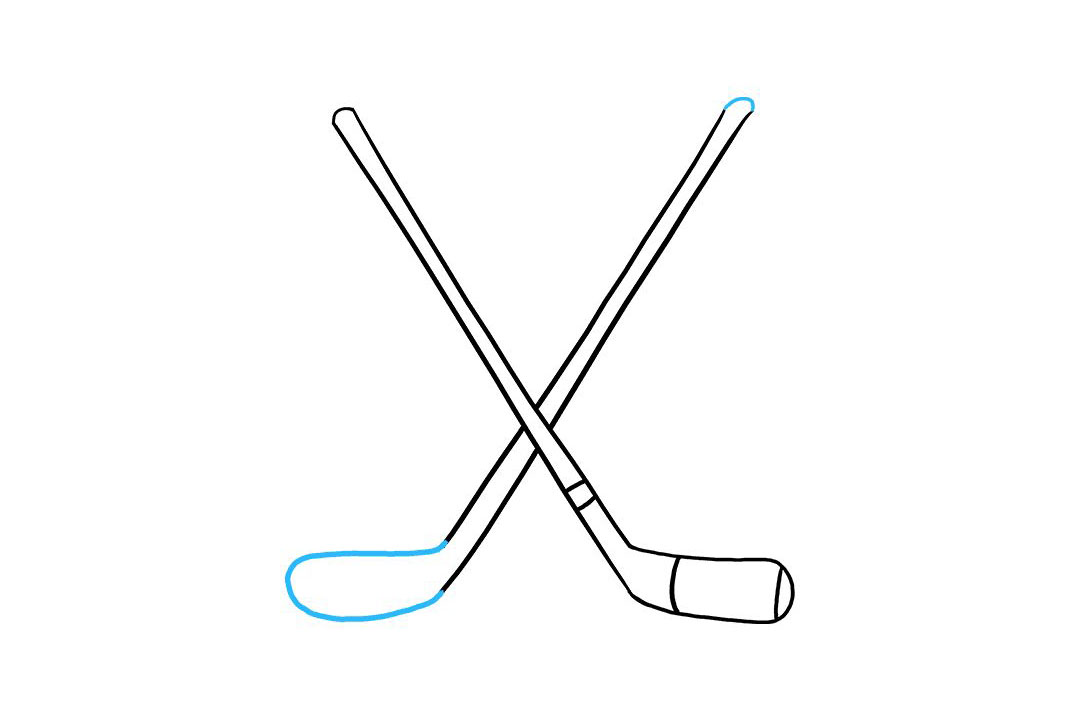 曲棍球棒怎么画-图7