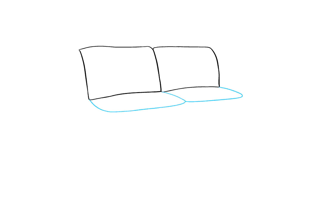 双人沙发怎么画-图3