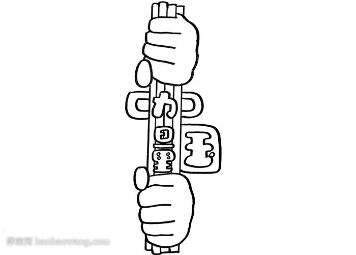 怎么画中国力量的手抄报-图1