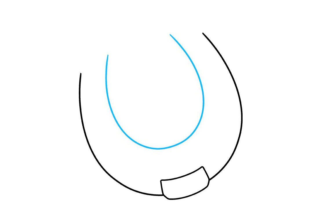 马蹄铁怎么画-图3