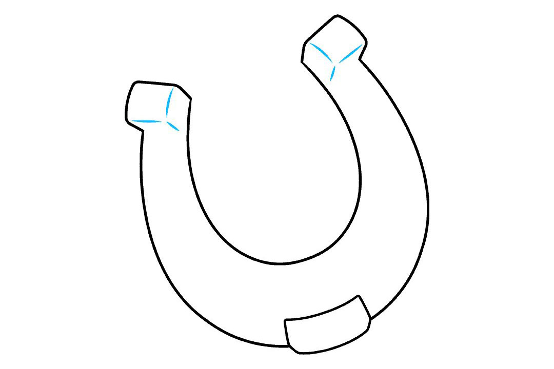 马蹄铁怎么画-图5