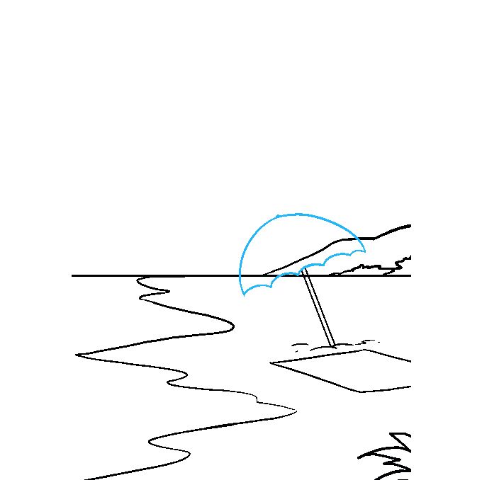 沙滩风景怎么画-图7