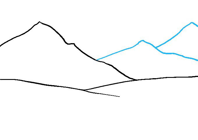 山川怎么画-图3