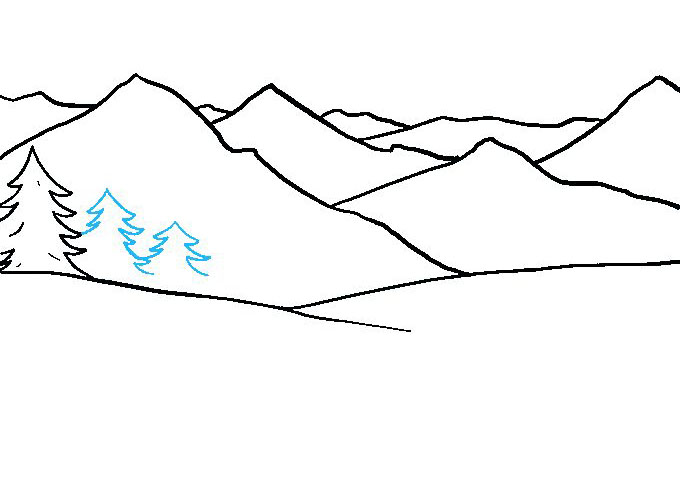 山川怎么画-图7