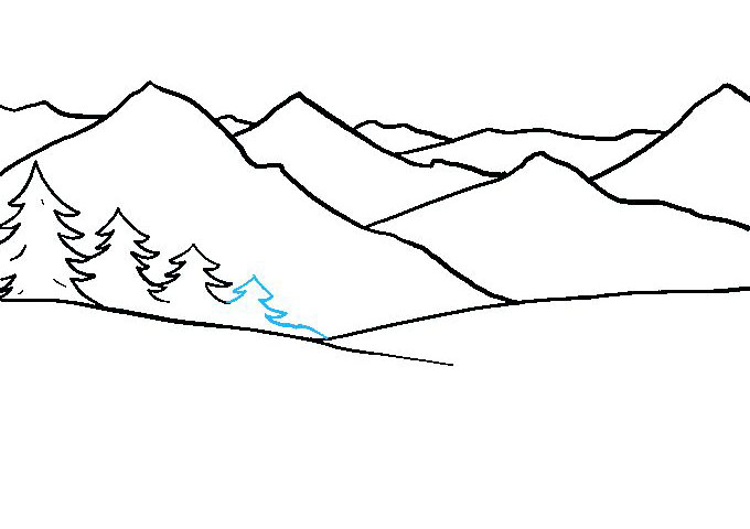 山川怎么画-图8