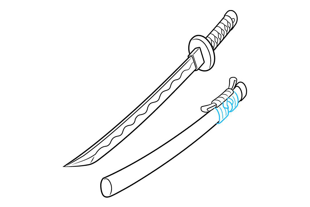 玩具武士刀怎么画-图9