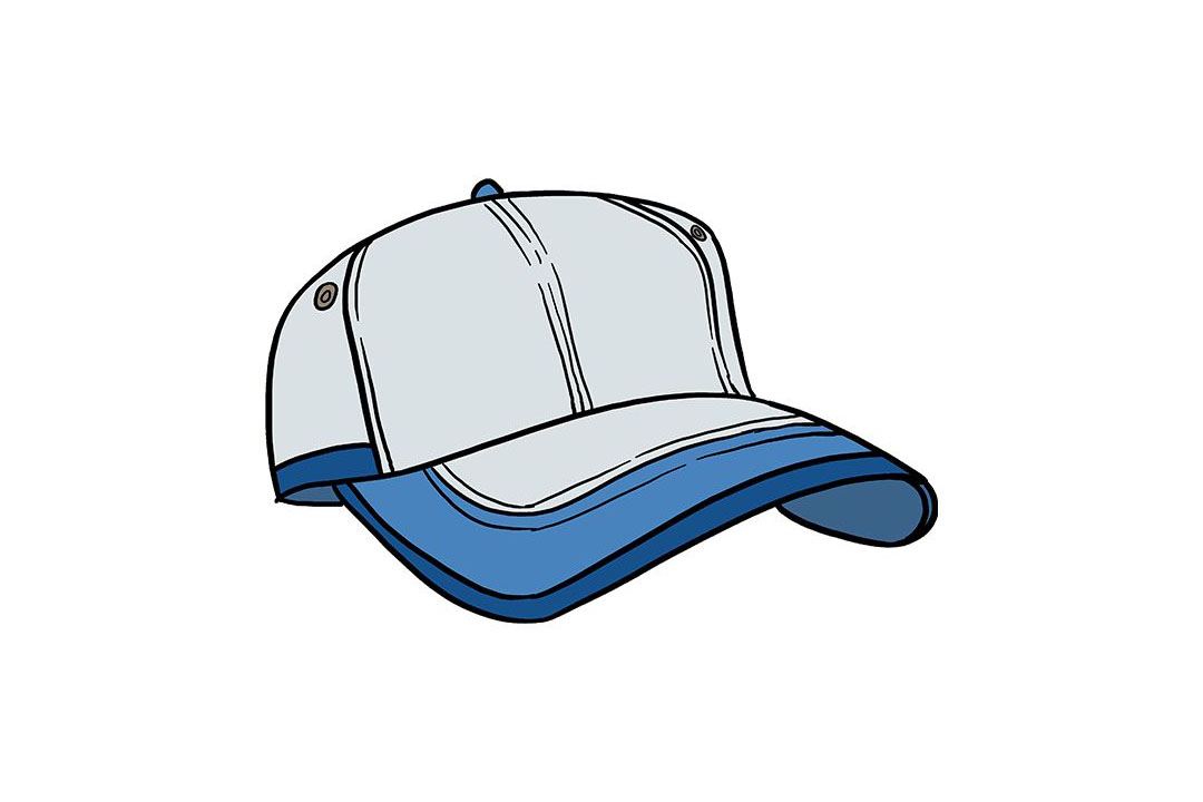 棒球帽怎么画