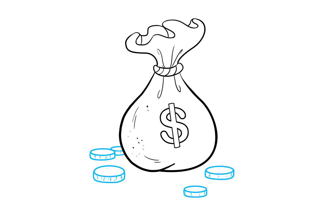 如何画卡通货币-图9