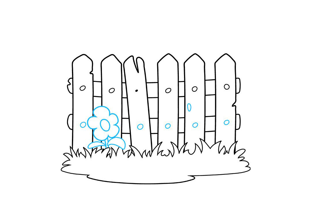 篱笆怎么画-图7