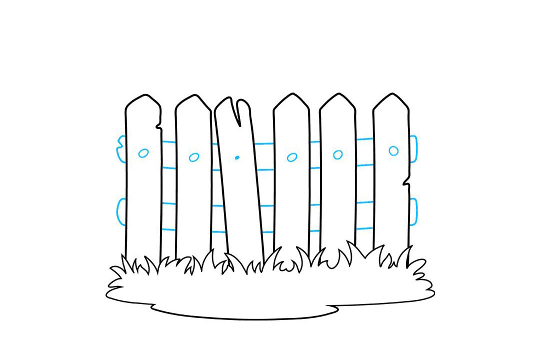 篱笆怎么画-图6