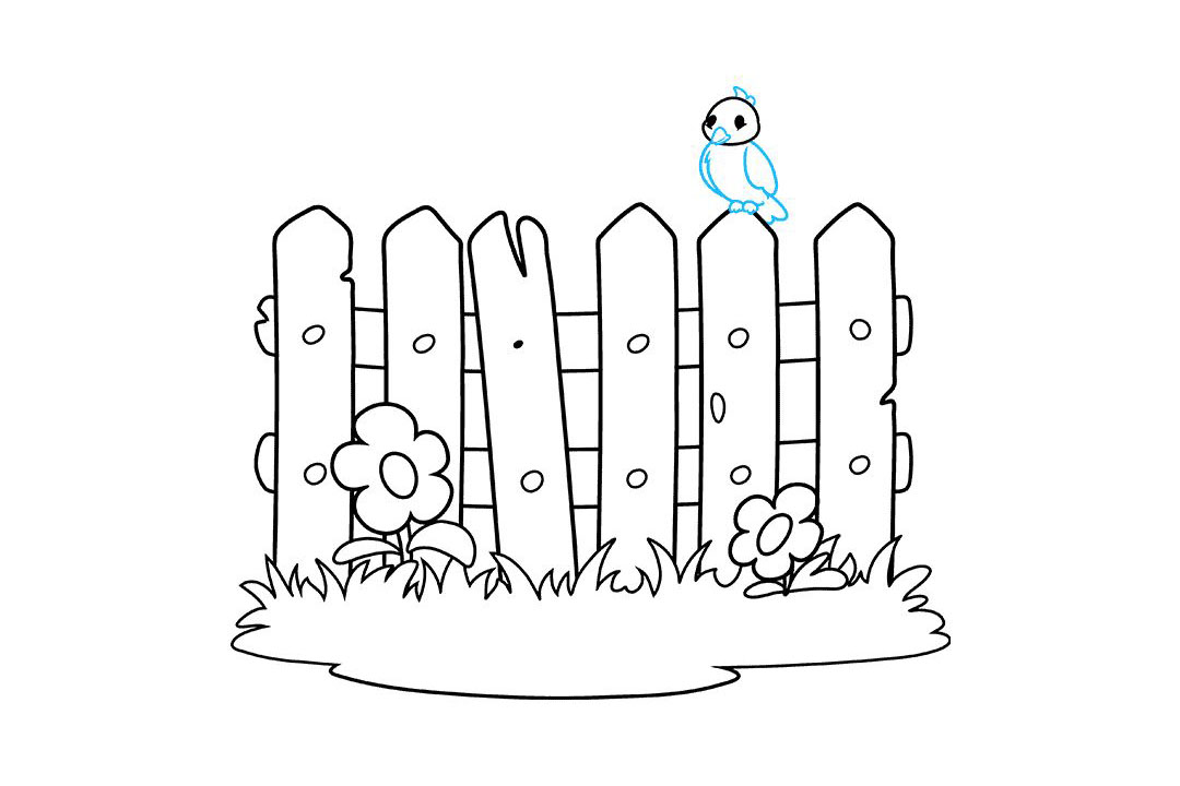 篱笆怎么画-图9