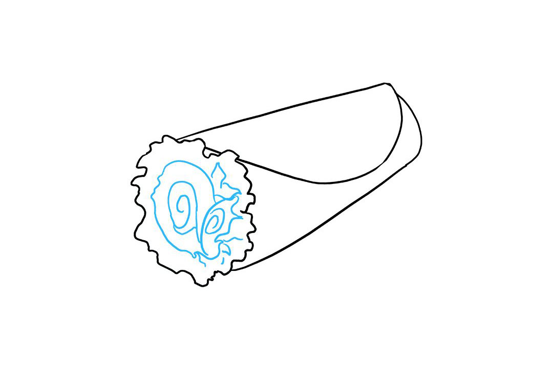 墨西哥煎饼怎么画-图7