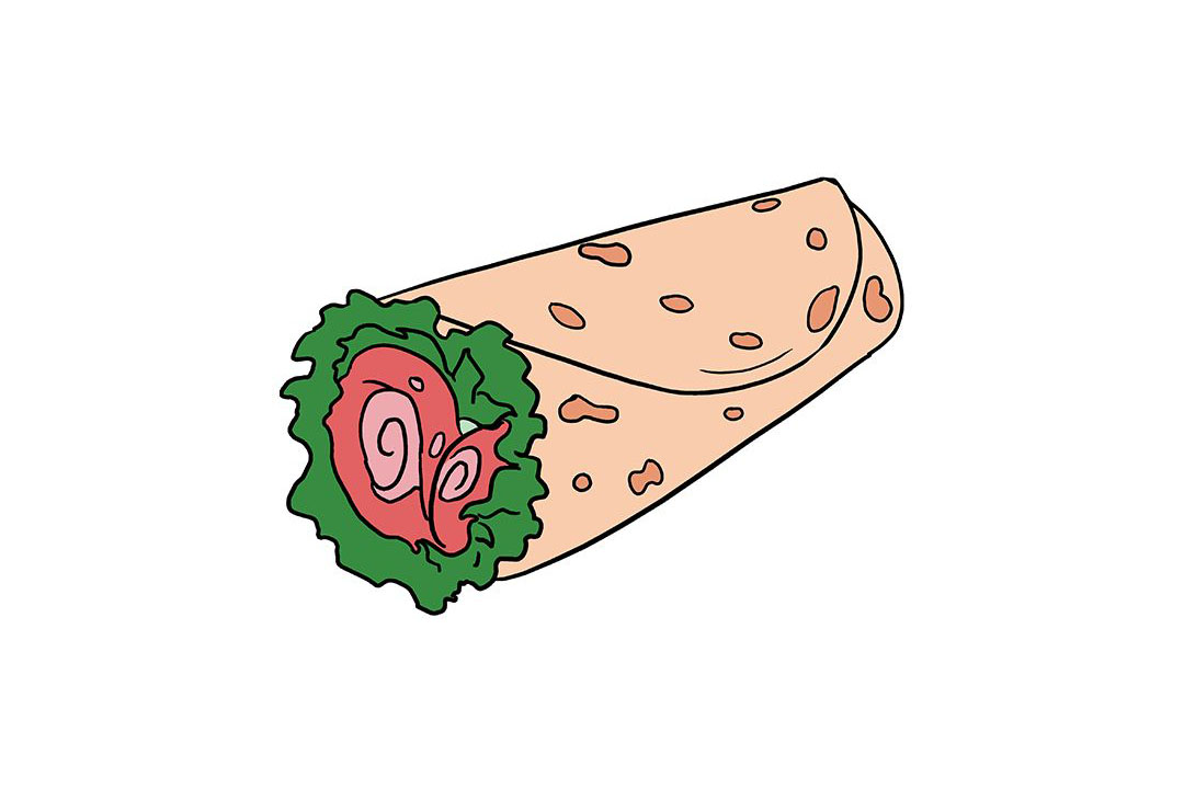 墨西哥煎饼怎么画