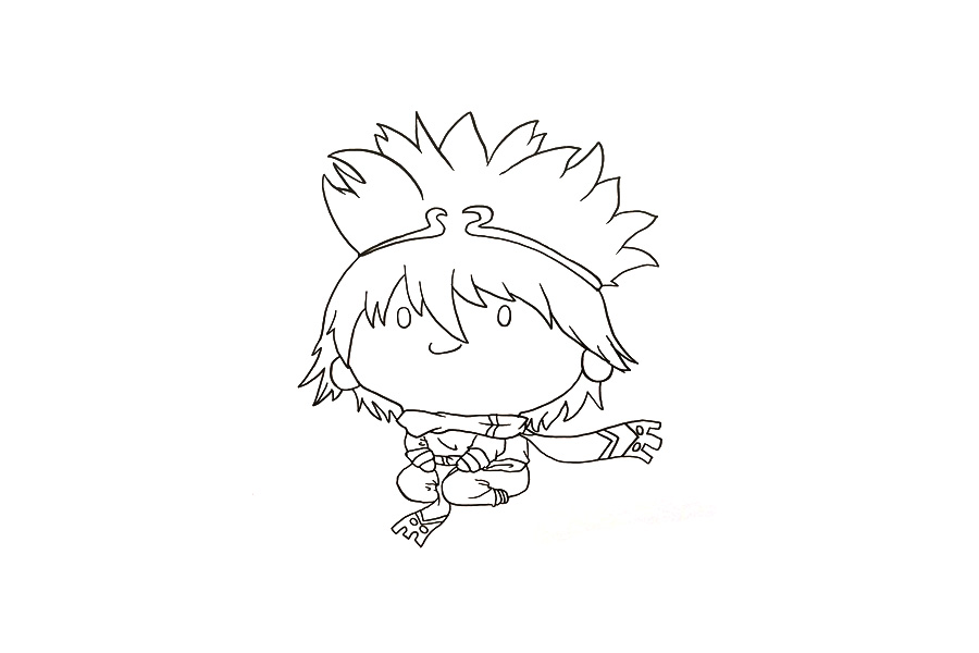 动漫人物嘉德罗斯怎么画-图3