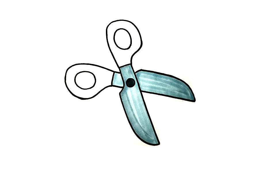 简单的剪刀怎么画-图4
