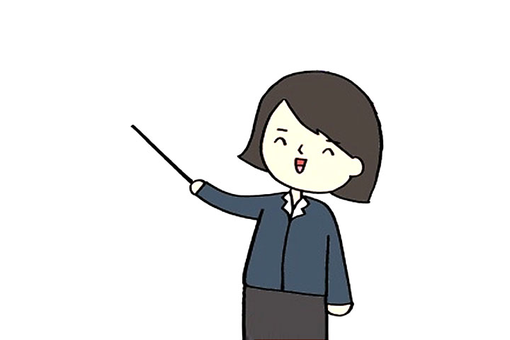 教师节简笔画-老师怎么画-图6