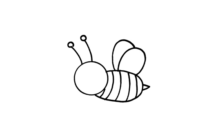 蜜蜂怎么画简单-图3