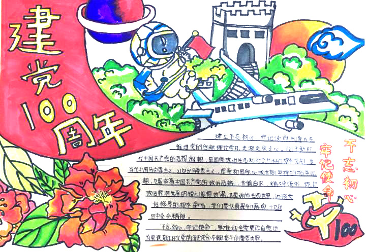 青春畅想中国梦手抄报怎么画-图5