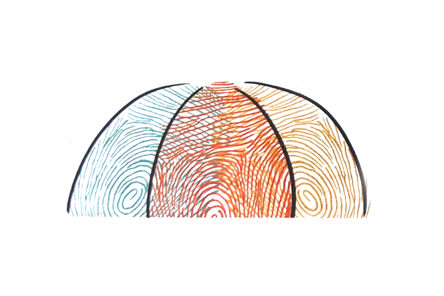 步骤3：勾轮廓线。