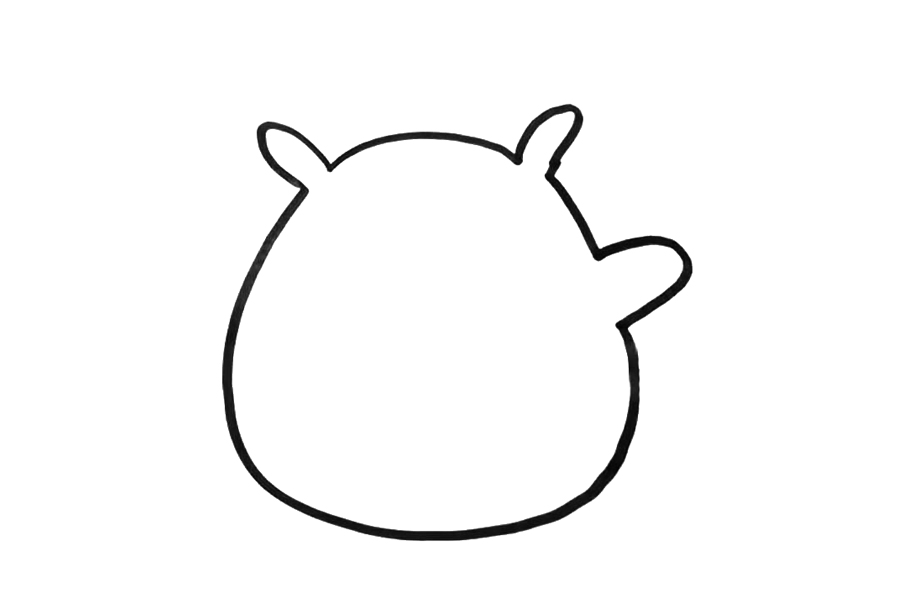 龙猫怎么画-图2