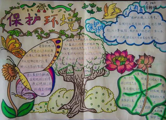 关于保护生态环境的手抄报-图2