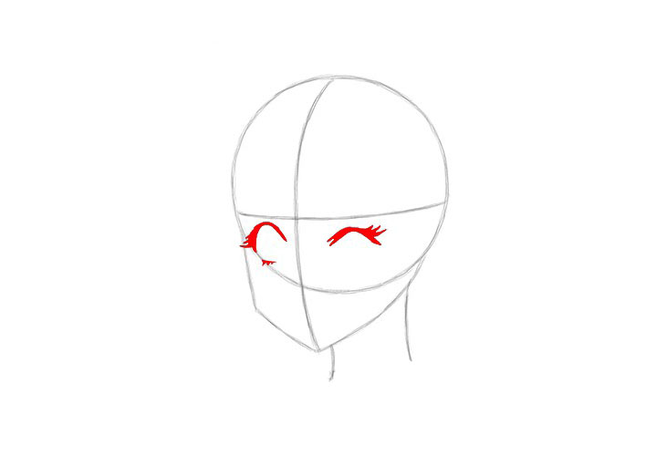 如何画漫画女孩眨眼-图5