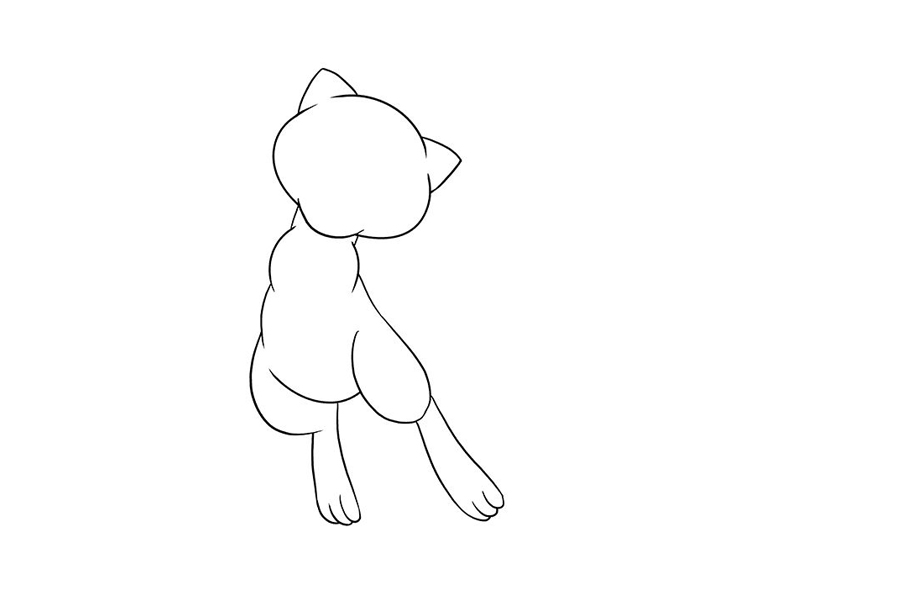 神奇宝贝 喵喵怎么画-图7