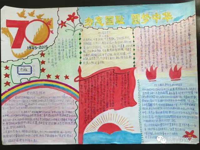 抗战胜利纪念日手抄报-重温抗战历史-图4