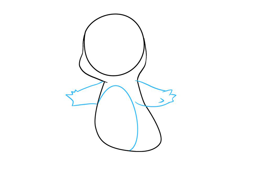 神奇宝贝 火龙怎么画-图4