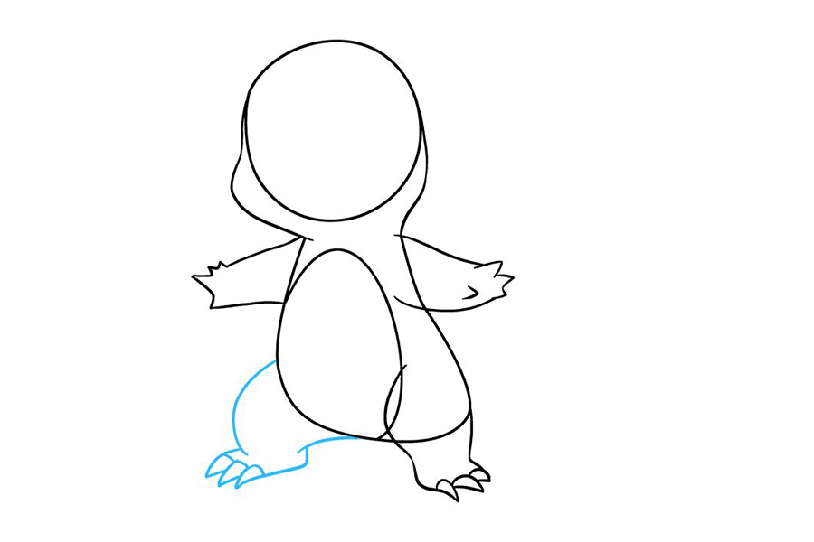 神奇宝贝 火龙怎么画-图6