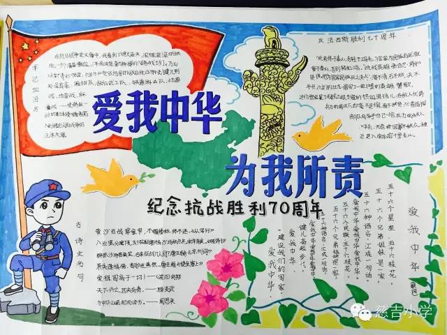 关于抗日战争胜利纪念日的手抄报绘画-图3