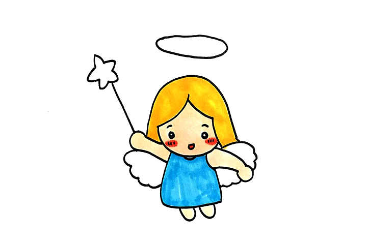 可爱天使怎么画-图3