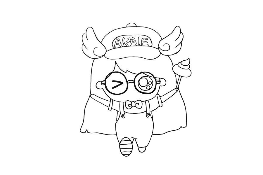 调皮的阿拉蕾怎么画-图3