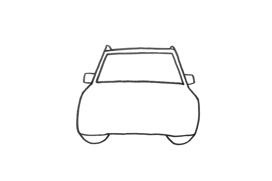 奥迪小汽车怎么画-图2