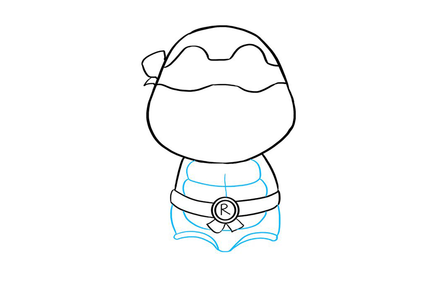 忍者神龟 拉斐尔怎么画-图6