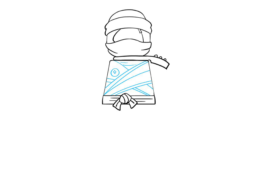 乐高幻影忍者凯怎么画-图5