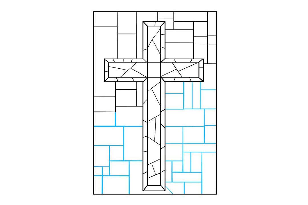 如何画十字架-图9