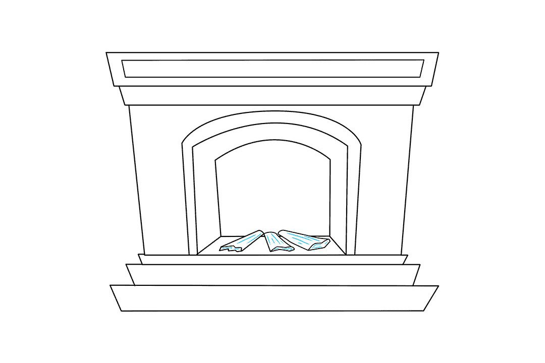 壁炉怎么画-图6